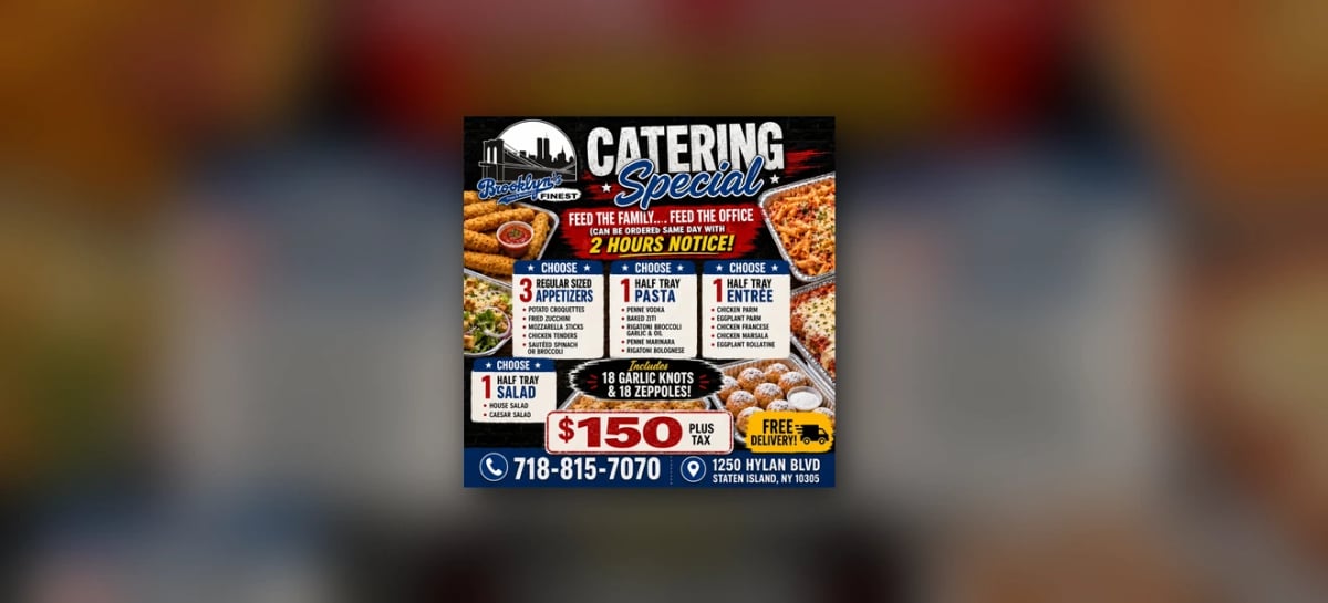$150 Catering Special